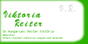 viktoria reiter business card